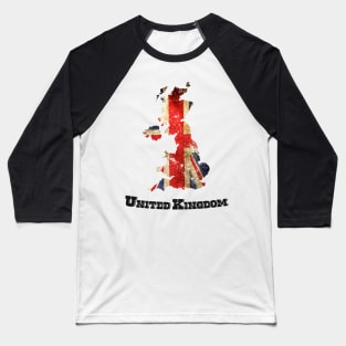 Vintage United Kingdom Flag Baseball T-Shirt